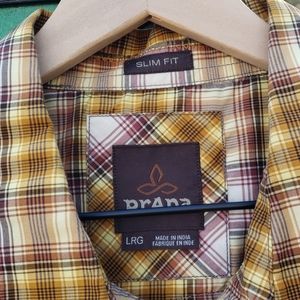 Men's Prana button up shirt